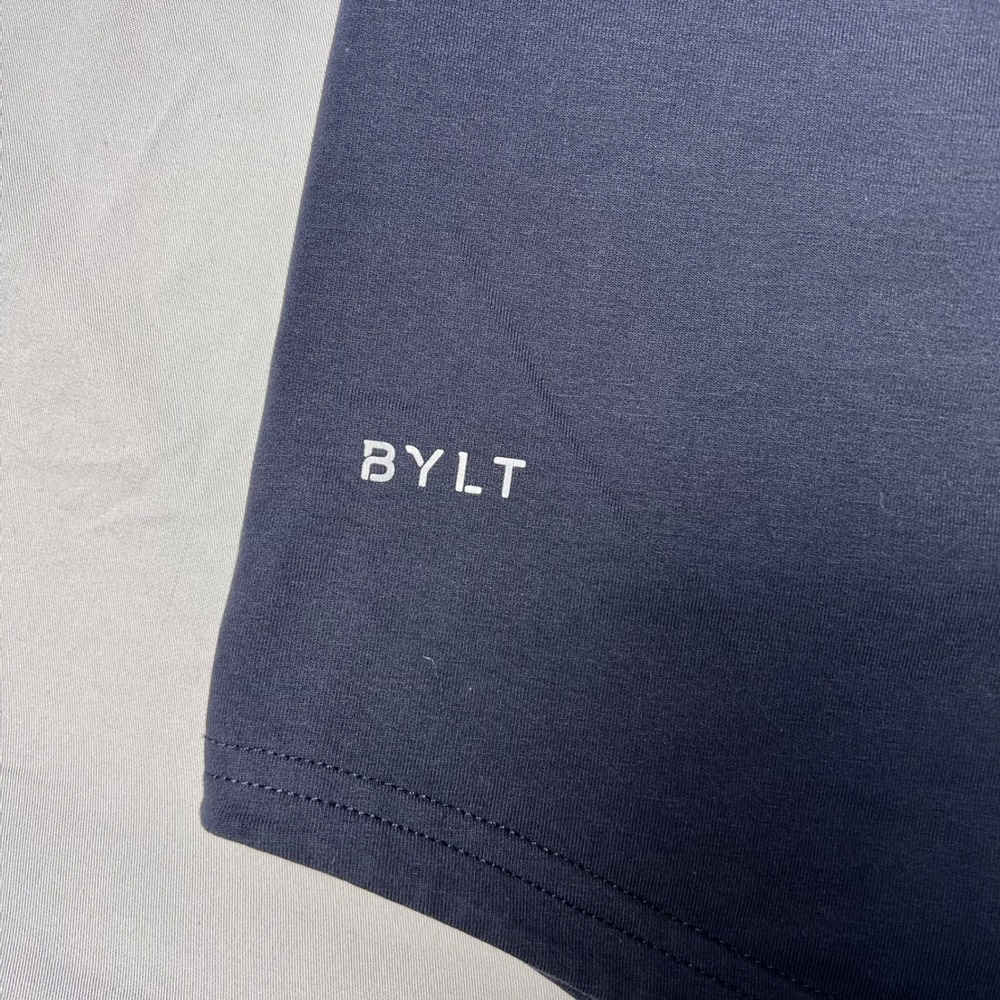 BYLT Drop Cut Lux Short Sleeve Pocket T-Shirt Navy Blue Mens Large XDC_SS_PT_NVY - Picture 5 of 8